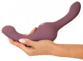 Oboustranný gyro vibrátor Turbo Shaker Double Lover s dálkovým ovládáním (30 cm)