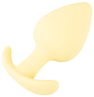 Silikonový anální kolík Cuties Yellow Pastel
