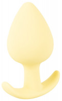 Silikonový anální kolík Cuties Yellow Pastel