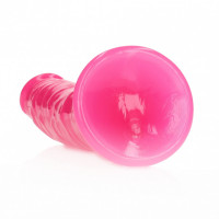 Svítící realistické dildo s přísavkou Neon Night (20 cm)