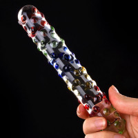 Skleněné dildo Wanderlust Me (17 cm)
