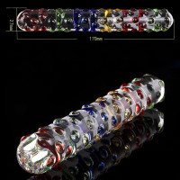 Skleněné dildo Wanderlust Me (17 cm)
