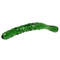 Skleněné dildo Mr. Cucumber (20 cm)