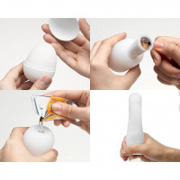 Tenga Egg Curl masturbátor (7,5 cm)