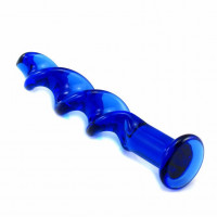 Skleněné dildo Noble Curves (18,5 cm)