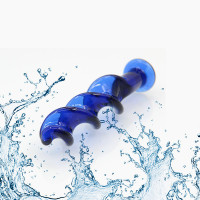 Skleněné dildo Noble Curves (18,5 cm)
