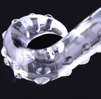 Skleněné dildo Tantric Touch (20 cm)