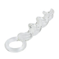 Skleněné dildo Heaven Gate (16 cm)