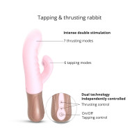 Silikonový pulzátor Sassy Bunny
