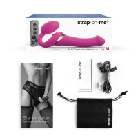 Vibrační připínací penis Multi Orgasm Bendable S s dálkovým ovládáním