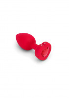 B-Vibe vibrační anální kolík Heart M/L s dálkovým ovladačem
