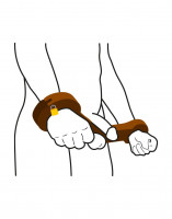 Dřevěný drtič varlat s pouty Humbler Lock