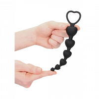 Anální srdíčka Heart Beads (18, 5 cm)