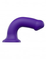 Strap-On-Me ohebné dildo z dvojitého silikonu (20 cm) + dárek Toycleaner