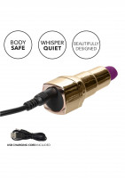 Minivibrátor Gold Lipstick (7,5 cm)