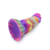 Svítící dildo s přísavkou Unicorn Horn (17 cm)