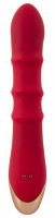 Vibrátor s výběžkem na klitoris Moving Rings (23,7cm)