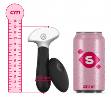 Vibrační anální kolík Waves (11,9 cm) + dárek ToyCleaner 75 ml