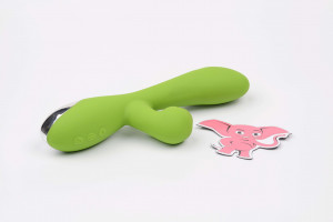 Adore Fingertip rotační tlakový vibrátor na bod G (20,6 cm) + dárek MiniWand