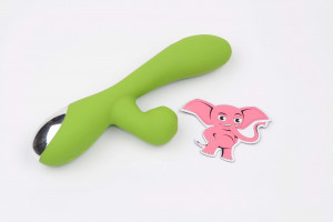 Adore Fingertip rotační tlakový vibrátor na bod G (20,6 cm) + dárek MiniWand