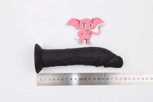 Silikonový vibrátor s přísavkou Mister A (19 cm), rozměry