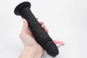 Silikonový vibrátor s přísavkou Mister A (19 cm)