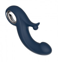 Vibrátor s výběžkem na klitoris Blissful G-Spot Thrill (20 cm)
