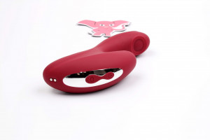Tepající tlakový vibrátor na bod G Pressure Passion (18,1 cm)