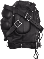 Deprivační kožená maska Leatherix Dominator
