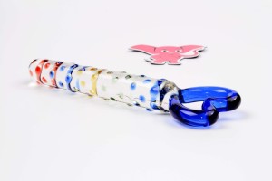 Skleněné dildo Envy Me (15 cm)