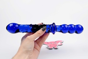 Skleněné dildo Noble Illusion No. 2 (24 cm)
