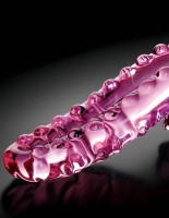 Skleněné masážní dildo Icicles no. 24 (15 cm)