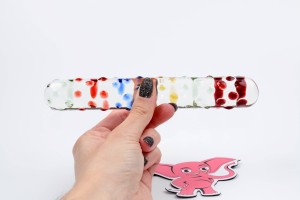 Skleněné dildo Wanderlust Me (17 cm)