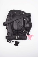Deprivační kožená maska Leatherix Dominator