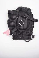 Deprivační kožená maska Leatherix Dominator