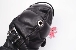 Deprivační kožená maska Leatherix Dominator