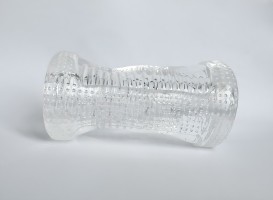 Masturbátor Clear Jack (12,4 cm) + dárek erekční kroužek