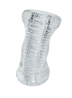 Masturbátor Clear Jack (12,4 cm) + dárek erekční kroužek