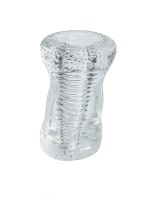 Masturbátor Clear Jack (12,4 cm) + dárek erekční kroužek