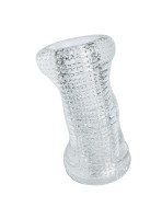 Masturbátor Clear Jack (12,4 cm) + dárek erekční kroužek
