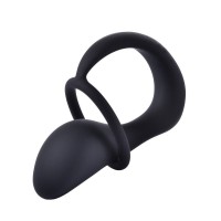 Anální kolík s erekčním kroužkem Ring & Plug (9,7 cm)