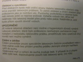 Latexové kalhotky s vnějším penisem
