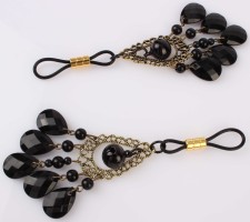 Svorky na bradavky Black Jewel