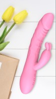 Handsfree pulzátor s výběžkem na klitoris Pulzie Bunny (22 cm)