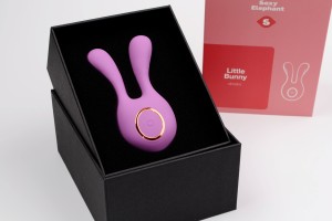 Ouškový vibrátor Little Bunny (10,2 cm)