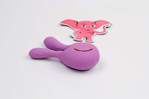 Ouškový vibrátor Little Bunny (10,2 cm)