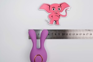 Ouškový vibrátor Little Bunny (10,2 cm)