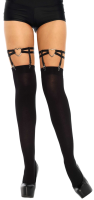 Leg Avenue Dual Strap Heart Garters 2332 Black