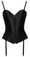 Cottelli Matt Satin Corset 2611465 Black