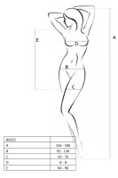 Catsuit PASSION BS025 černý